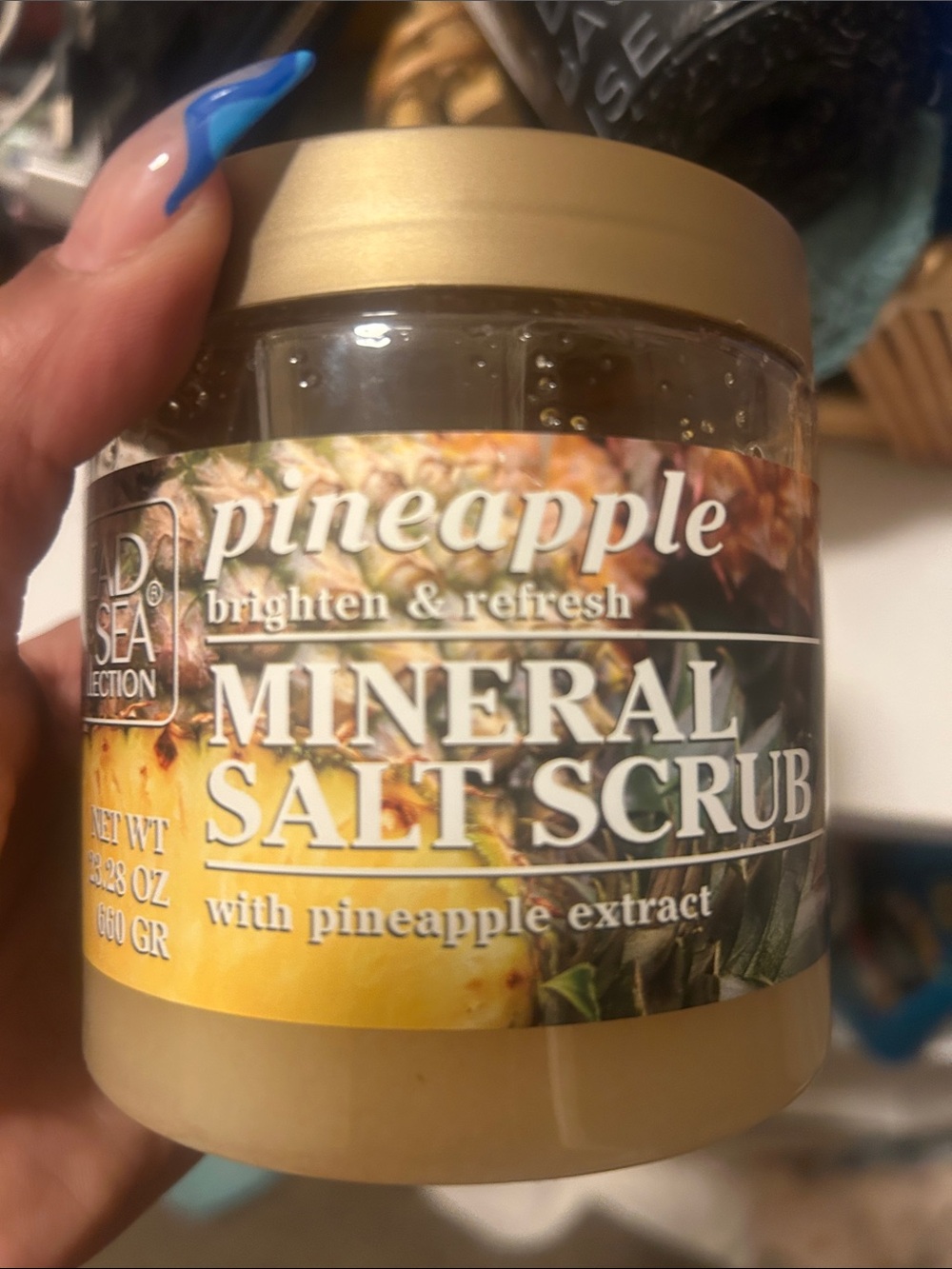 Pineapple Mineral Salt Scrub - Brighten & Refresh